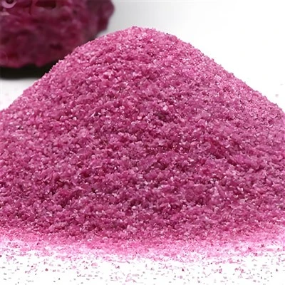 Rosa smeltet aluminiumoksyd